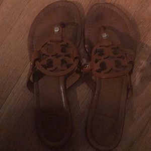 Tory Burch flats Miller brown